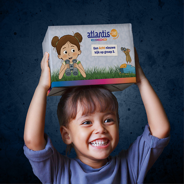 Vraag een gratis zichtzending aan van Atlantis Start en ontdek de vernieuwende materialen voor groep 3.